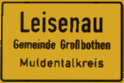 Ortseingangsschild von Leisenau